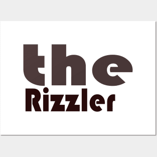 the rizzler tiktok design cool gen z slangs funny Posters and Art